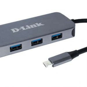 D-Link Hub USB-C con  3x USB 3.0, 1x  USB-C, 1x HDMI 4K, 1x RJ45