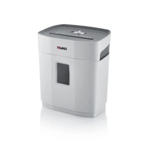 Dahle PaperSAFE 100 Destructora de Papel Manual Corte en Particulas P-4 - Destruye hasta 5 Hojas - Papelera de 12L - Apta para Papel y Tarjetas - Color Gris