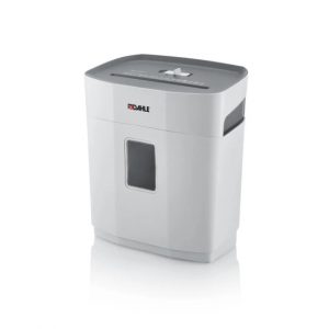 Dahle PaperSAFE 120 Destructora de Papel Manual Corte en Particulas P-4 - Destruye hasta 8 Hojas - Papelera de 12L - Apta para Papel y Tarjetas - Color Gris