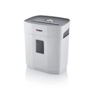 Dahle PaperSAFE 140 Destructora de Papel Manual Corte en Particulas P-4 - Destruye hasta 10 Hojas - Papelera de 12L - Apta para Papel y Tarjetas - Color Gris