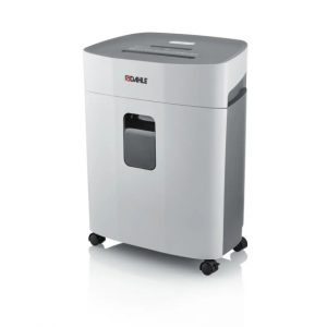 Dahle PaperSAFE 260 Destructora de Papel Manual Corte en Particulas P-4 - Destruye hasta 12 Hojas - Papelera de 25L - Con Ruedas - Apta para Papel, Tarjetas, Cd´s - Color Gris