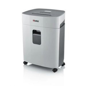 Dahle PaperSAFE 420 Destructora de Papel Manual Corte en Particulas Microcorte P-5 - Destruye hasta 10 Hojas - Papelera de 25L - Con Ruedas - Apta para Papel, Tarjetas, Cd´s - Color Gris