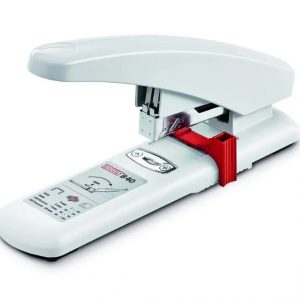 Novus B 40 Grapadora de Gruesos - Hasta 100 Hojas - Grapado Cerrado con Sistema Bypass - Sistema Antibloqueo - Color Blanco