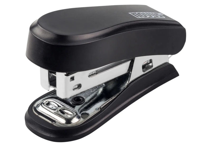 Novus Mini Grapadora Compacta - Hasta 12 Hojas - Grapado Cerrado y Abierto - Incluye 320 Grapas - Color Negro 1 Novus Mini Grapadora Compacta - Hasta 12 Hojas - Grapado Cerrado y Abierto - Incluye 320 Grapas - Color Negro