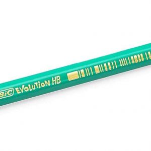 Bic Evolution Original Lapiz de Grafito Hexagonal - Mina HB Ultrarresistente - Sin Madera - No se Astilla