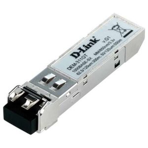 D-Link Pack de 10 Modulos Mini-GBIC 1 Puerto LC 1000BaseSX Multimodo (3.3V, hasta 550m)