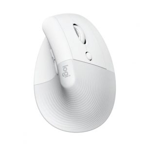 Logitech Lift Raton Vertical Bluetooth e Inalambrico USB 4000dpi - 5 Botones - Uso Diestro - Color Blanco