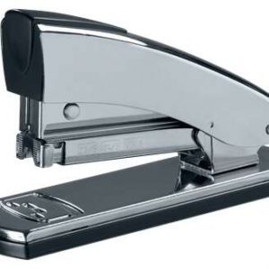 Petrus 2001C Grapadora Metalica Retro - Hasta 30 Hojas - Grapado Cerrado, Abierto y Clavado - Color Cromado