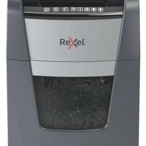 Rexel Optimum Autofeed 150M Destructora Automatica de Microcorte - Alimentacion Automatica de Hasta 150 Hojas A4 - Clasificacion de Seguridad P-5 - Negro