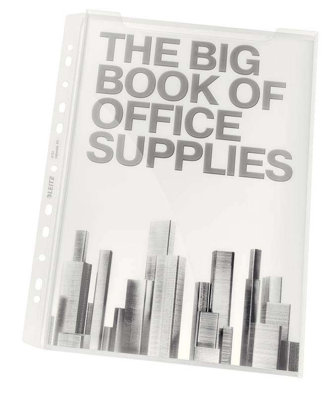 Leitz Pack de 5 Fundas Fuelle Premium Expansible Polipropileno A4 18micras - Gran Capacidad de hasta 200 Hojas A4 - Transparente 1 Leitz Pack de 5 Fundas Fuelle Premium Expansible Polipropileno A4 18micras - Gran Capacidad de hasta 200 Hojas A4 - Transparente