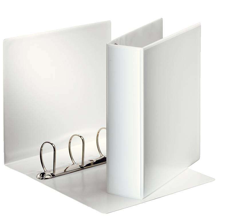 Esselte Carpeta Canguro Gama Basica 60mm - Mecanismo 4 Anillas Mixtas - 2 Bolsillos Exteriores - A4 - Blanco 1 Esselte Carpeta Canguro Gama Basica 60mm - Mecanismo 4 Anillas Mixtas - 2 Bolsillos Exteriores - A4 - Blanco