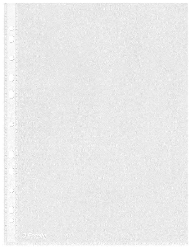 Esselte Eco Pack de 100 Fundas Multitaladro Portadocumentos A4 - Lamina de PP Reciclable Transparente de 0,05mm - Acabado Piel de Naranja - 11 Taladros 1 Esselte Eco Pack de 100 Fundas Multitaladro Portadocumentos A4 - Lamina de PP Reciclable Transparente de 0,05mm - Acabado Piel de Naranja - 11 Taladros