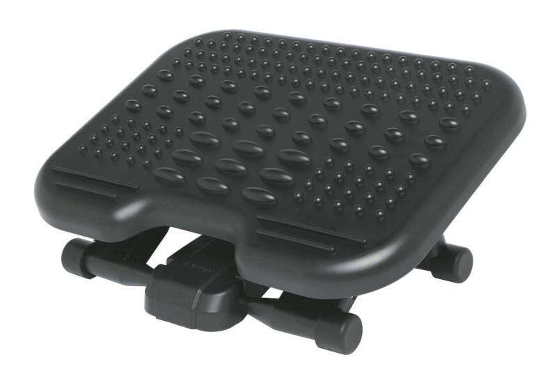 Kensington Reposapies Solemassage - Altura Ajustable 7,5-12,5cm - Inclinacion 30 Grados - Superficie Estimulante - Color Negro 1 Kensington Reposapies Solemassage - Altura Ajustable 7,5-12,5cm - Inclinacion 30 Grados - Superficie Estimulante - Color Negro