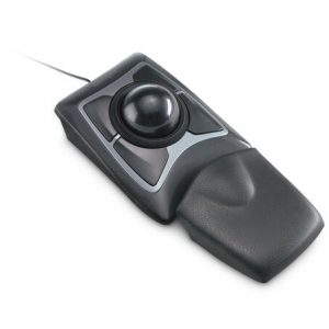 Kensington Expert Raton con Trackball Optico USB - Bola de 55mm - 4 Botones Personalizables - Reposamuñecas Extraible - Compatible con PC y Mac - Cable de 1.80m - Color Negro