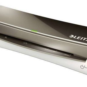 Leitz ILam Home Office A4 Plastificadora A4 - Para Grosores de 80 a 125 micras - Calentamiento en 3min - Velocidad 310 mm/min - Tiempo Aprox. A4 80 micras 60seg - Color Gris/Blanco