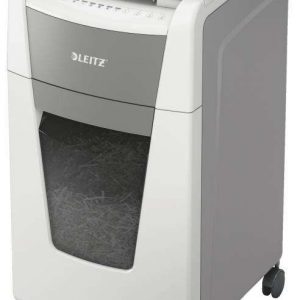 Leitz IQ 300 Autofeed P4 Destructora Automatica de Papel Corte en Particulas P-4 - Autoalimentacion 300 Hojas, Manual 10 Hojas - Papelera de 60L - Color Blanco