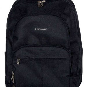 Kensington Mochila Sp25 para Portatiles - Alta Resistencia - Proteccion para Portatil - Capacidad Hasta 15,6" - Correas Acolchadas - Varios Bolsillos - Color Negro