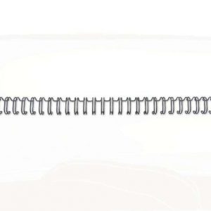 GBC Wirebind Pack de 100 Alambres de Encuadernacion 9.5mm para Paso 3:1 Redondo o Cuadrado - Formato A4 - Para 34 Orificios - Encuaderna hasta 70 Hojas - Color Negro