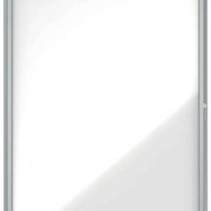 Nobo Vitrina Exteriores 9 Hojas A4 Superficie Blanca Magnetica 45mm - Seguridad - Aluminio - Colorblanco