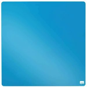 Nobo Tile Mini Pizarra Magnetica 360x360mm - Sin Marco - Borrado en Seco - Azul