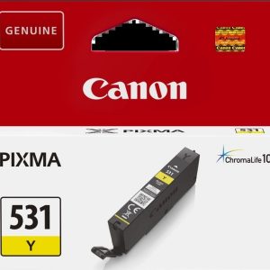 Canon CLI531 Amarillo Cartucho de Tinta Original - 6121C001/CLI531Y