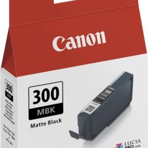 Canon PFI300 Negro Mate Cartucho de Tinta Original - 4192C001/PFI300MBK
