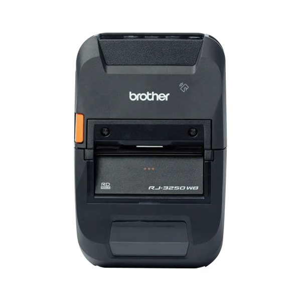 Brother RJ-3250WBL Impresora Termica Portatil de Etiquetas WiFi, Bluetooth MFI, NFC y USB - Resolucion 203ppp - Velocidad 127mms - Color Negro