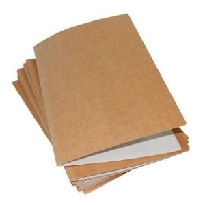 Mariola Pack de 50 Subcarpetas Kraft- Blanco 220gr - Formato Folio - Ranura para Fastener - Color Marron/Blanco