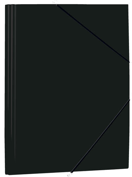 Mariola Carpeta de Polipropileno con Solapas 450 Micras - Formato Folio - Medidas 34x25cm - Cierre con Goma Elastica - Color Negro 1 Mariola Carpeta de Polipropileno con Solapas 450 Micras - Formato Folio - Medidas 34x25cm - Cierre con Goma Elastica - Color Negro