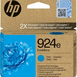 HP 924e XL Cyan Cartucho de Tinta Original - 4K0U7NE