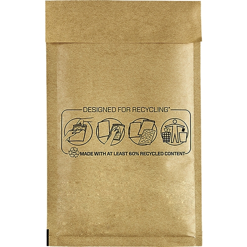 Fellowes Bankers Box Pack de 100 Bolsas de Burbujas Acolchada - Medida 120x210mm - Burbujas Internas para Amortiguacion - Ideal para Productos Fragiles - Tira Autoadhesiva para Cierre - Dimensiones Internas 12x21cm