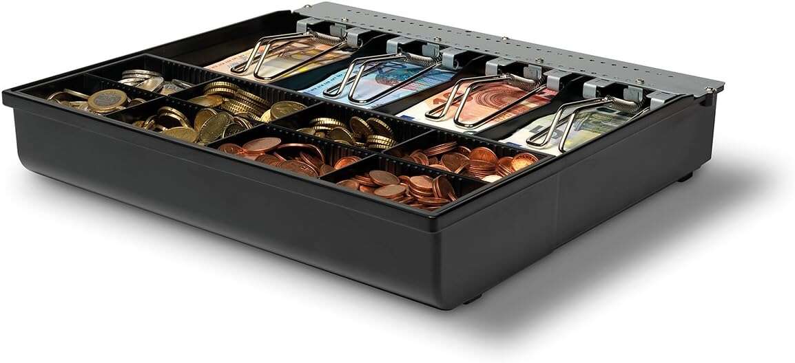 Safescan 3540T Gaveta para Cajon Portamonedas - Compatible con SD-3540 - Robusta y Duradera - Facil de Instalar 1 Safescan 3540T Gaveta para Cajon Portamonedas - Compatible con SD-3540 - Robusta y Duradera - Facil de Instalar