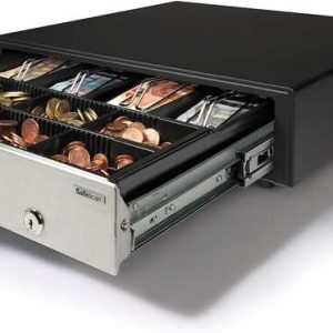 Safescan HD-4141S Cajon Portamonedas - 8 Compartimentos para Monedas y 4 para Billetes - hasta 2 Millones de Aperturas