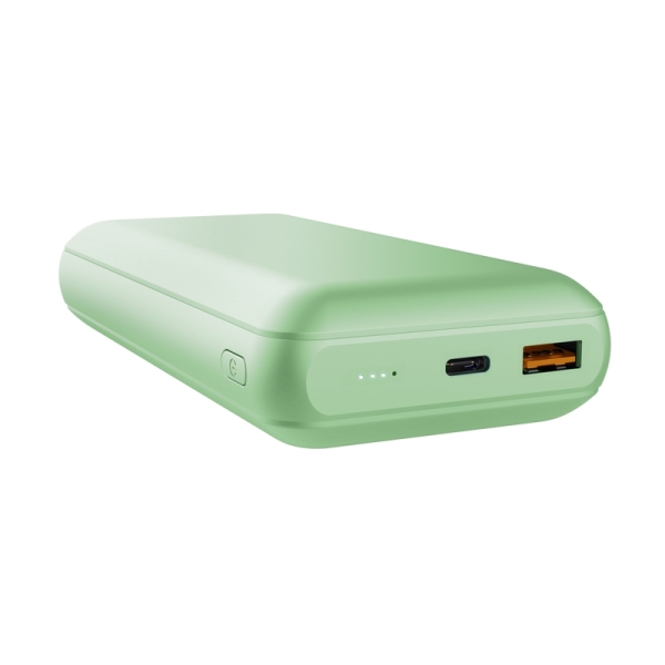 Trust Redoh Powerbank 20000mAh - USB, Tipo C - Carga Rapida - Color Verde
