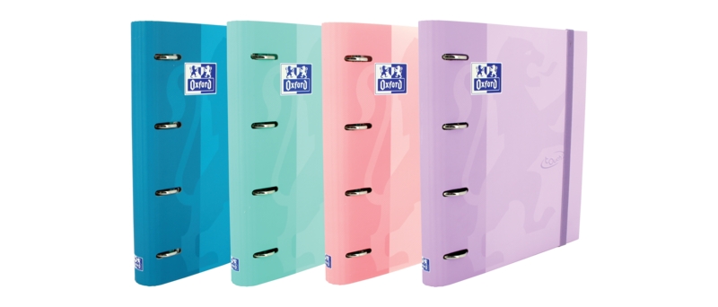 Oxford Touch A4+ Europeanbinder - Tapa Extradura Resistente - Lomo de 45mm - Anillas 4Dx35mm - Incluye Recambio 1 Linea - Colores Surtidos 1 Oxford Touch A4+ Europeanbinder - Tapa Extradura Resistente - Lomo de 45mm - Anillas 4Dx35mm - Incluye Recambio 1 Linea - Colores Surtidos