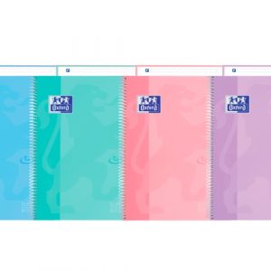 Oxford School Touch Europeanbook 1 Cuaderno A4+ 80 Hojas Microperforadas 1 Linea - Tapa Extradura - Colores Surtidos