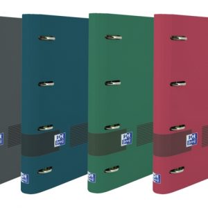 Oxford & You A4+ Europeanbinder - Tapa Extradura - Lomo 45mm - Anillas 4Dx35mm - Recambio 5x5 - Pizarra Write & Erase - Regla con Indices Removibles