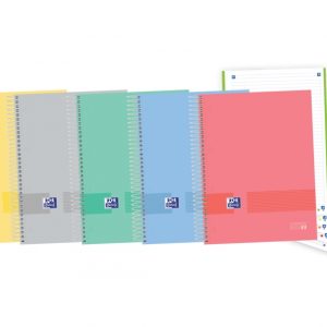 Oxford & You A4+ Europeanbook - Tapa Extradura Resistente - 5 Colores Surtidos - 120 Hojas