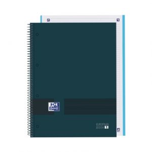 Oxford & You A4+ Europeanbook - Tapa Extradura Resistente - Cuaderno con 80 Hojas - Cuadricula 5x5 - Color Azul