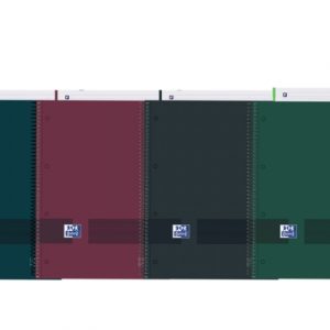 Oxford & You Europeanbook A4+ Tapa Extradura - Cuaderno con 80 Hojas - Tamaño 1 5x5 - Colores Neutros