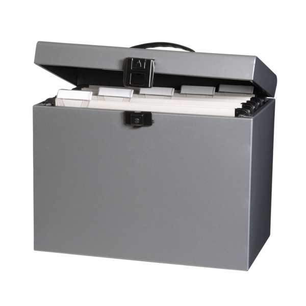 Oxford Class N' Go Classic Maletin de Metal para Carpetas Colgantes A4 - Resistente y Duradero - 220x295x370mm - Ideal para Organizar Documentos - Practico y Funcional