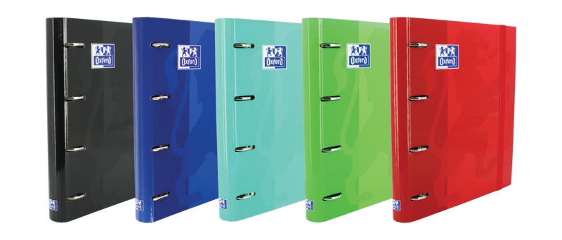 Oxford Europeanbinder Classic A4+ Carpeta de Anillas con Recambio 1 Linea - Tapa Extradura - Cierre con Goma Elastica - Colores Surtidos 1 Oxford Europeanbinder Classic A4+ Carpeta de Anillas con Recambio 1 Linea - Tapa Extradura - Cierre con Goma Elastica - Colores Surtidos