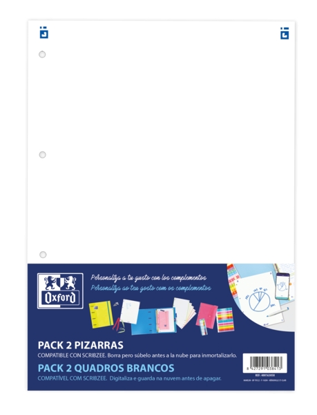Oxford Complementos Pack 2U Pizarras W&E - Superficie de Escritura Magnetica - Incluye Rotulador y Borrador - Facil de Instalar y Transportar 1 Oxford Complementos Pack 2U Pizarras W&E - Superficie de Escritura Magnetica - Incluye Rotulador y Borrador - Facil de Instalar y Transportar