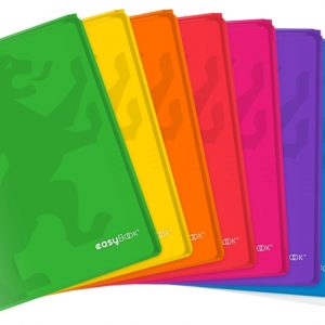 Oxford Easybook A4 Libreta Grapada - Tapa de Plastico Resistente - 1 Linea con 2 Margenes - 48 Hojas de Papel de Alta Calidad