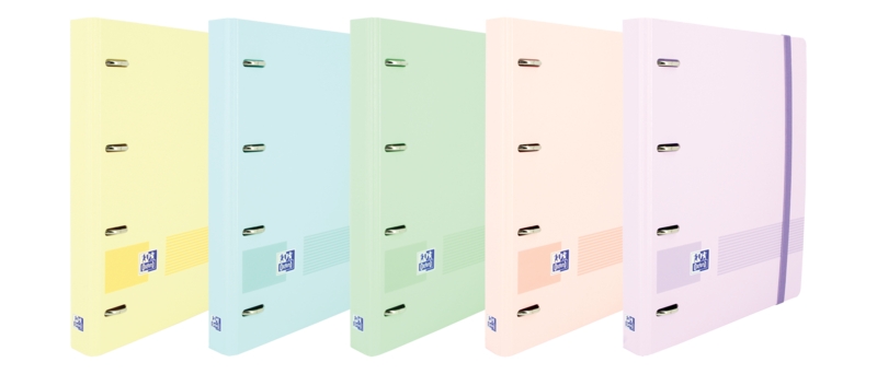 Oxford Live & Go A4+ Europeanbinder - Lomo de 45mm - Anillas de 4Dx35mm - Recambio 1 Linea - Colores Surtidos 1 Oxford Live & Go A4+ Europeanbinder - Lomo de 45mm - Anillas de 4Dx35mm - Recambio 1 Linea - Colores Surtidos