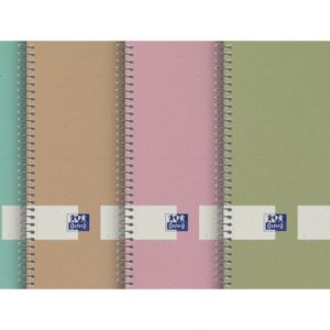 Oxford Nature Europeanbook A5+ Tapa Dura 5x5 80 Hojas - Tapa Dura Resistente - Formato A5+ - Cuadricula de 5x5 - 80 Hojas