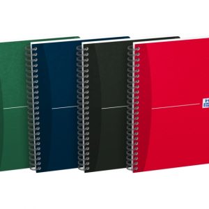 Oxford Office Essentials A5 Cuaderno de Tapa Blanda - Indice Alfabetico A-Z - 1 Linea por Pagina - 90 Hojas - Colores Surtidos