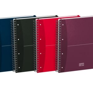 Oxford Office Essentials Europeanbook A4+ Tapa Extradura - 120 Hojas - Tamaño 4 5x5 - Colores Surtidos