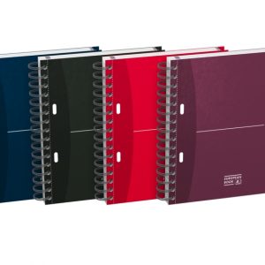 Oxford Office Essentials Europeanbook A5+ Tapa Extradura - 100 Hojas - Tamaño 4 5x5 - Colores Surtidos