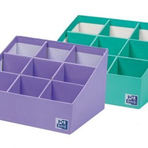 Oxford Portabolis Escalado 3x3 - Practico Organizador de Notas Adhesivas - Escala de Colores para Priorizar Tareas - Ideal para Planificar y Recordar Tareas